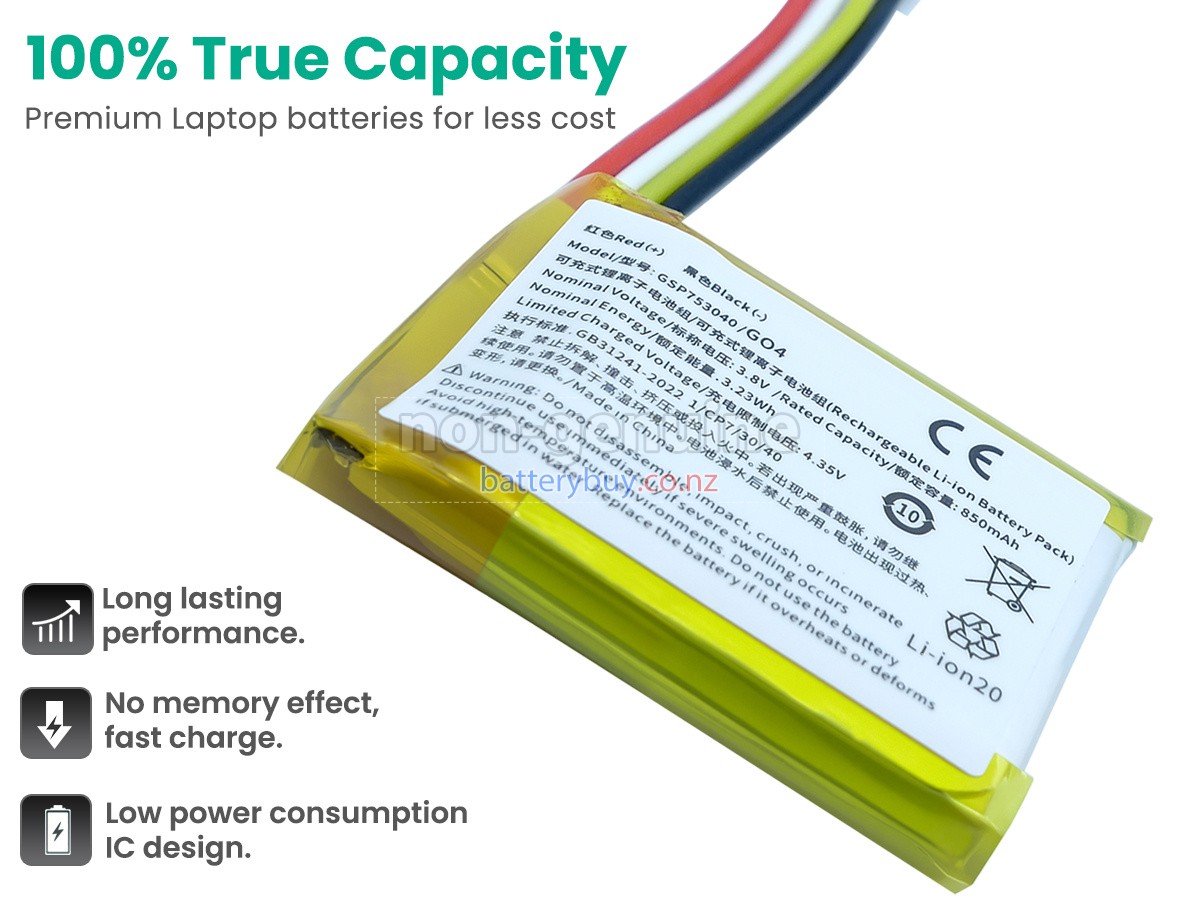 replacement JBL GO 4 battery