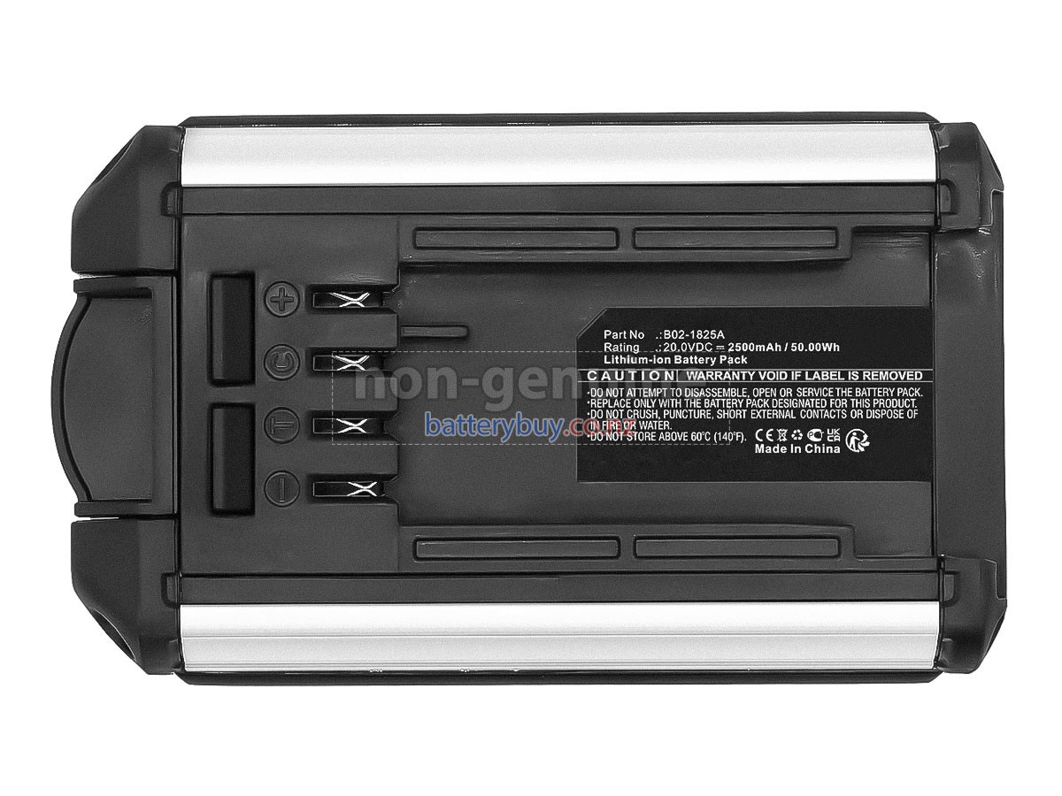 replacement JIMMY B02-1825A battery