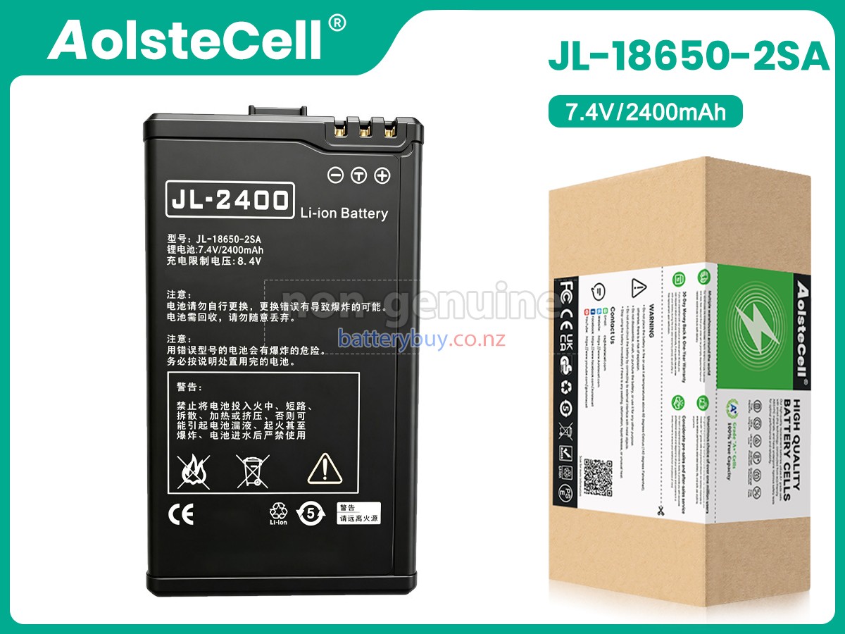 replacement JQTEK JL-18650-2SA battery