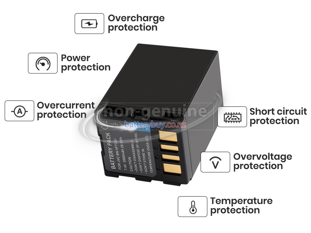 replacement JVC GZ-MG39AA battery