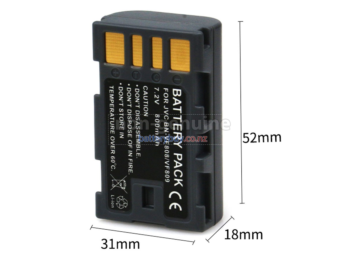 replacement JVC GR-D793 battery