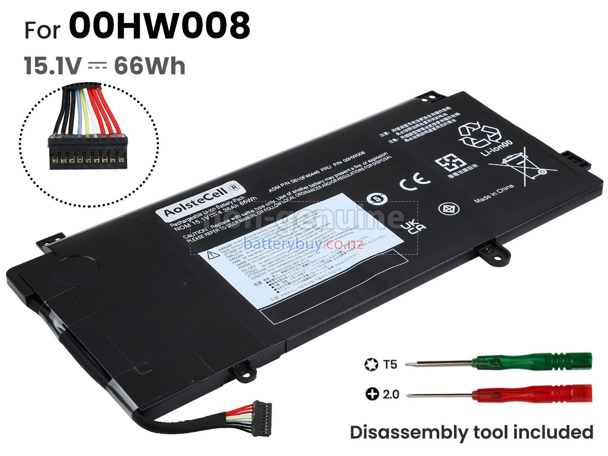 replacement Lenovo 00HW014 battery