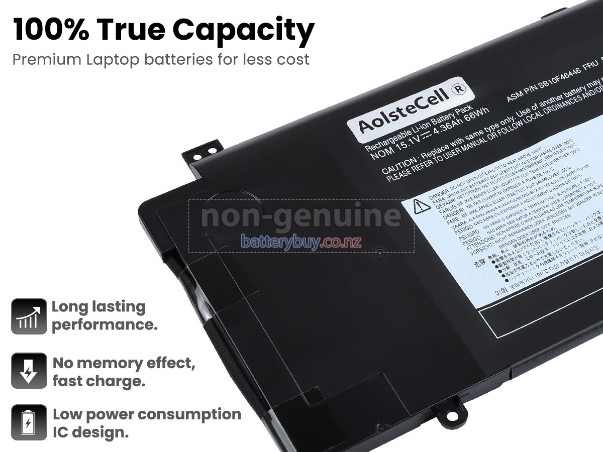 replacement Lenovo 00HW014 battery