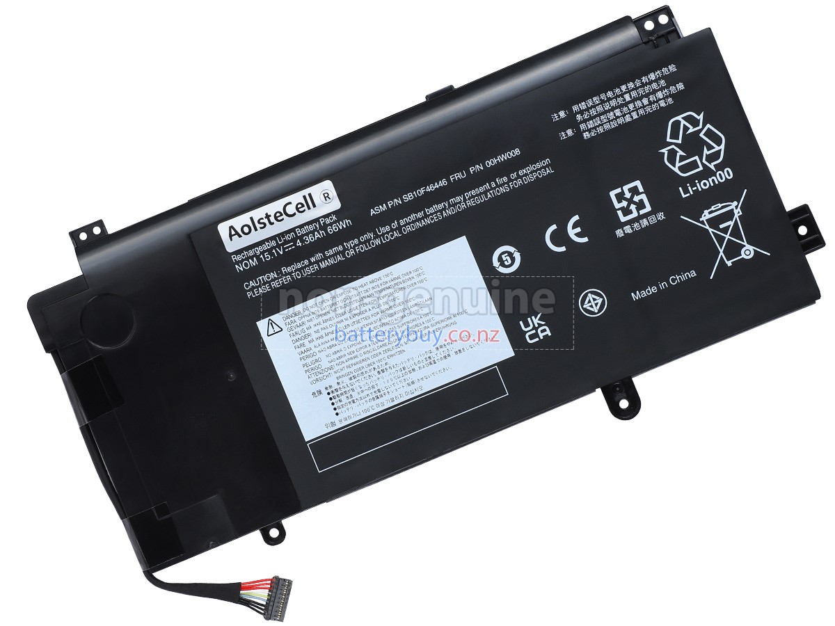 replacement Lenovo 00HW014 battery