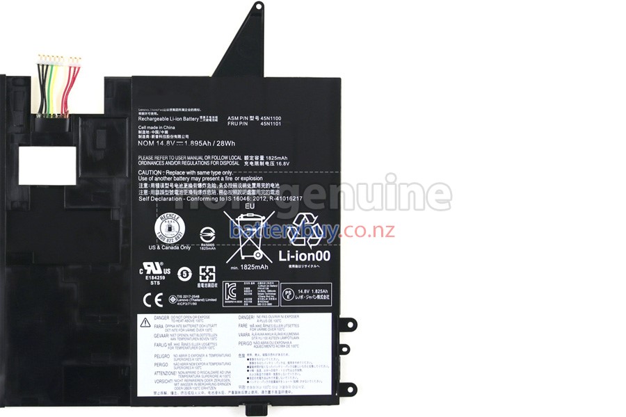 replacement Lenovo ThinkPad X1 HELIX Tablet battery
