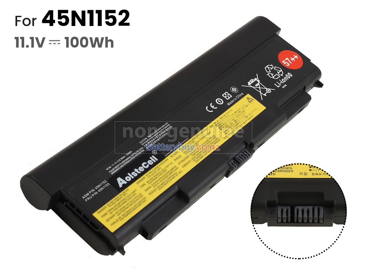 replacement Lenovo ThinkPad W541 20EF001DUS battery