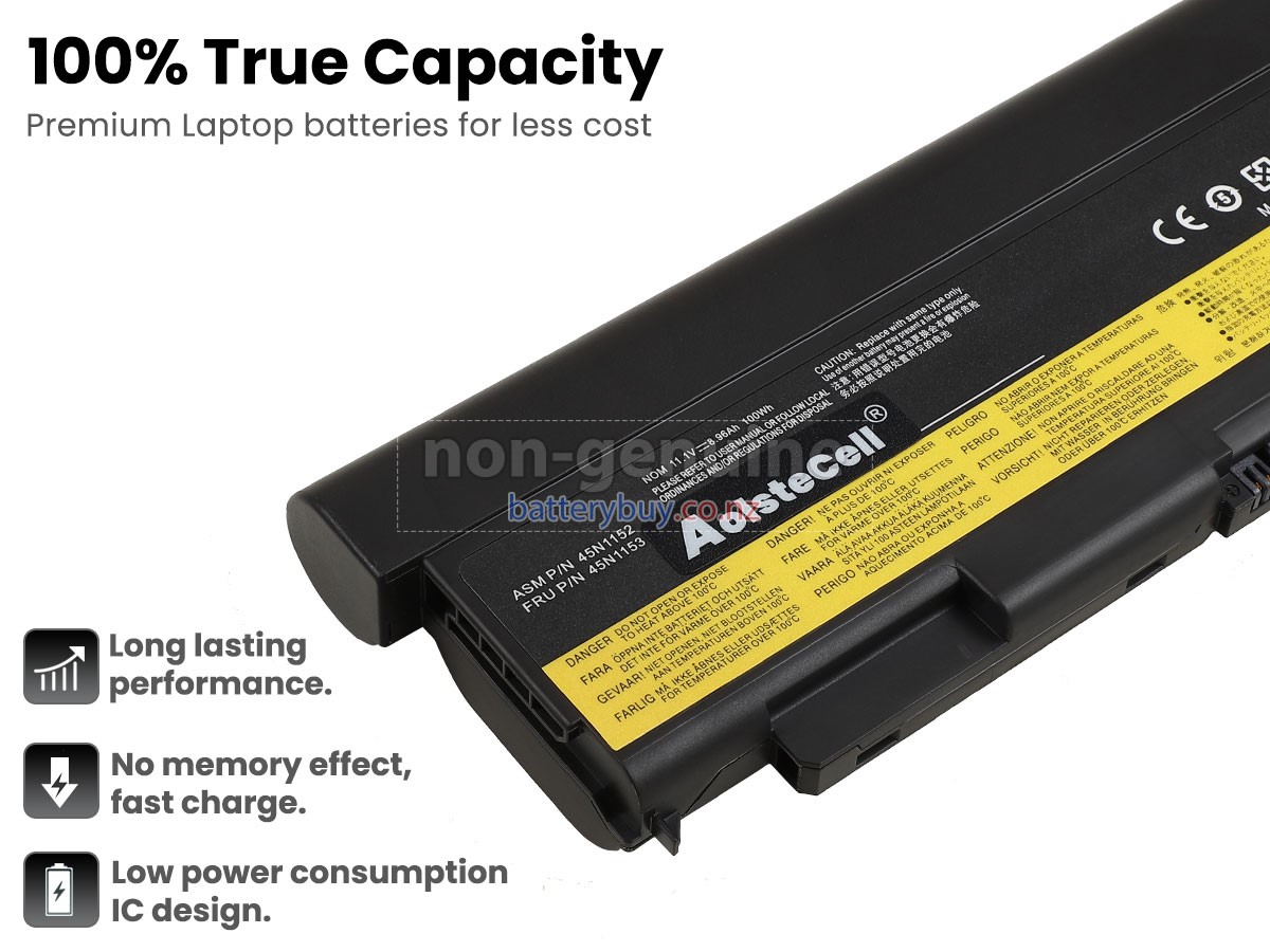 replacement Lenovo ThinkPad W541 20EF001DUS battery