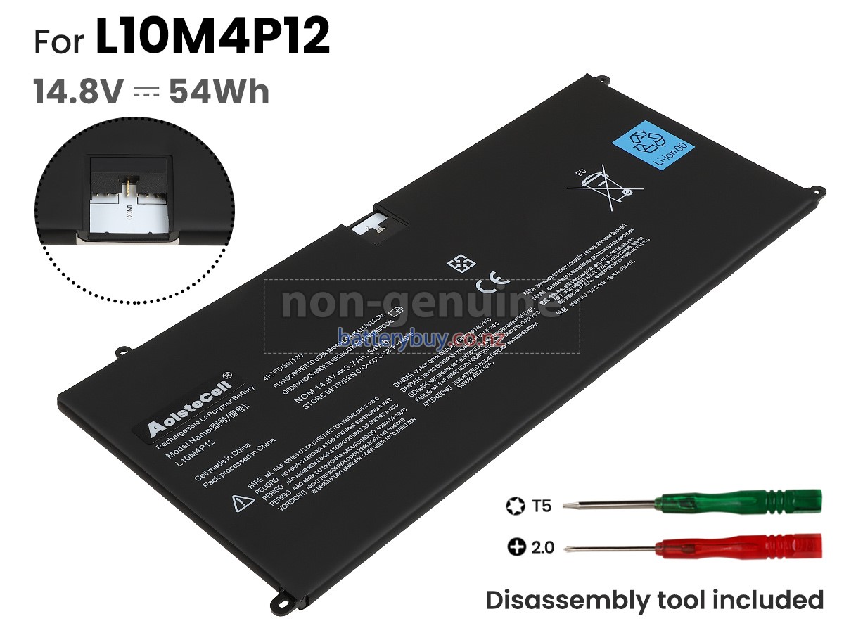 replacement Lenovo L10M4P12(4ICP5/56/120) battery