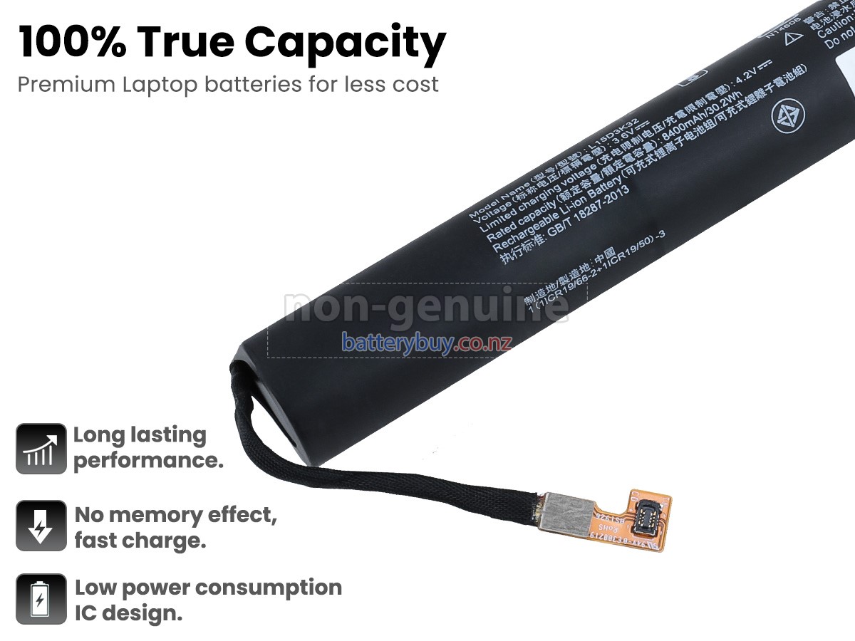 replacement Lenovo YOGA TAB 3 10-YT3-X50F battery