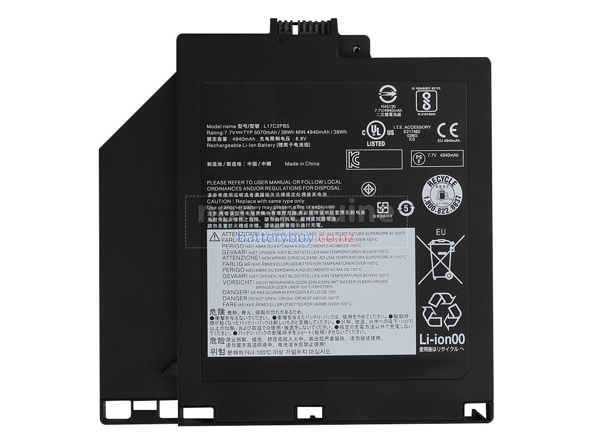replacement Lenovo L17C2PB5 battery