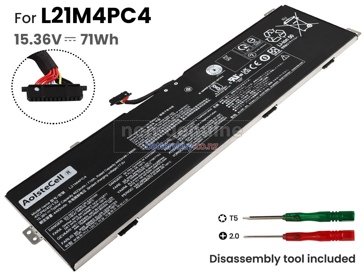 replacement Lenovo IdeaPad GAMING 3 16IAH7-82SA00HTTX battery