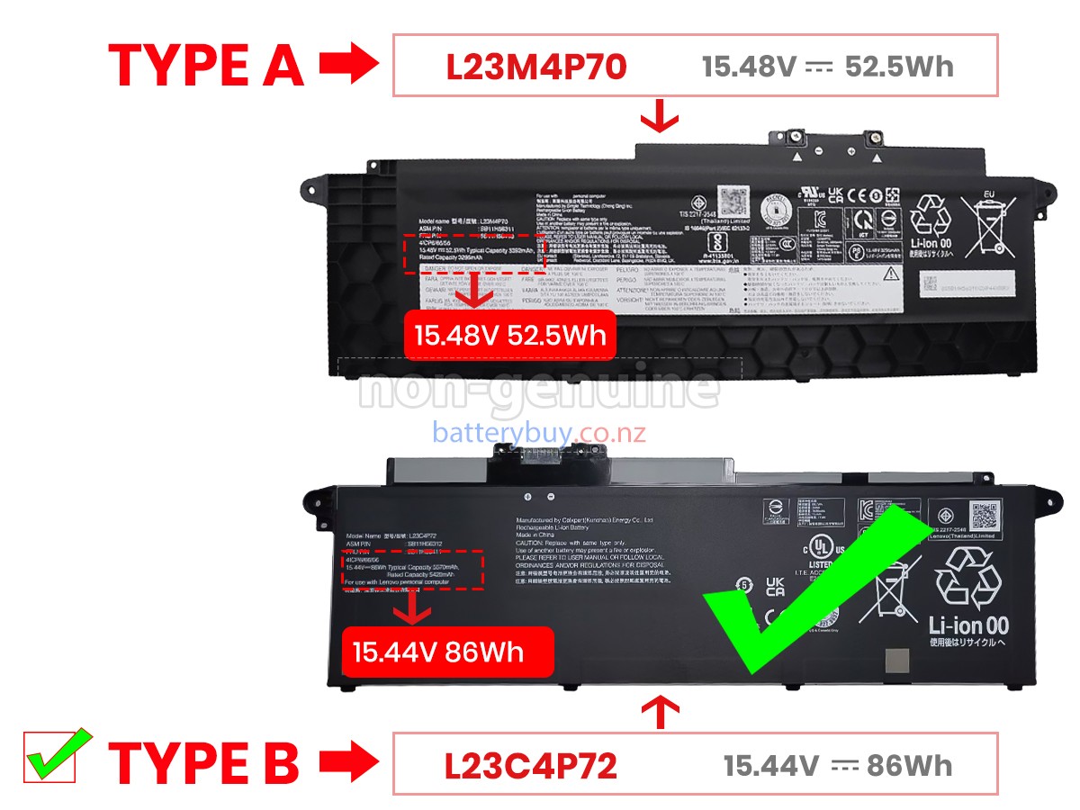 replacement Lenovo ThinkPad T16 GEN 3-21MN006KIX battery