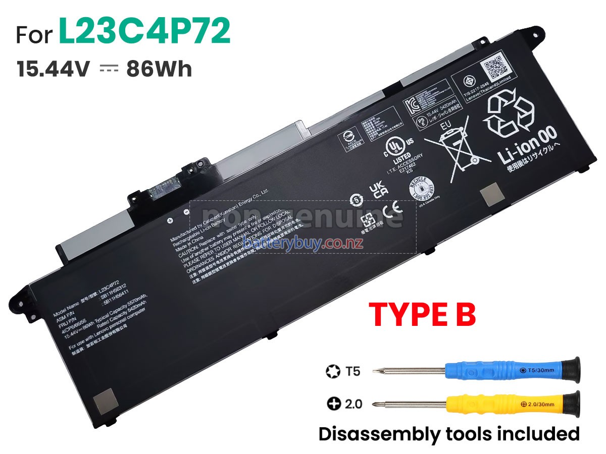 replacement Lenovo ThinkPad T16 GEN 3-21MN006KIX battery