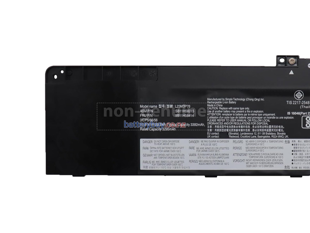 replacement Lenovo L23C3P71 battery