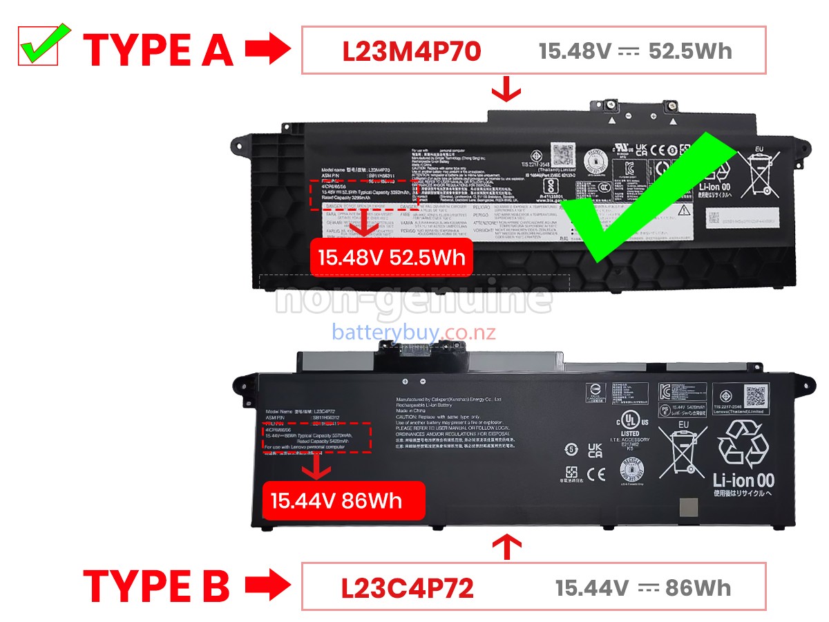 replacement Lenovo ThinkPad T16 GEN 3-21MN006KIX battery