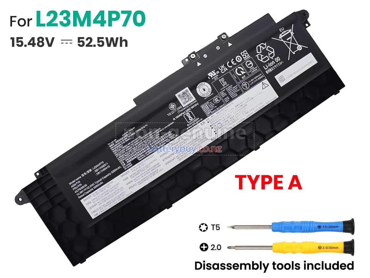 replacement Lenovo ThinkPad T16 GEN 3-21MN006KIX battery