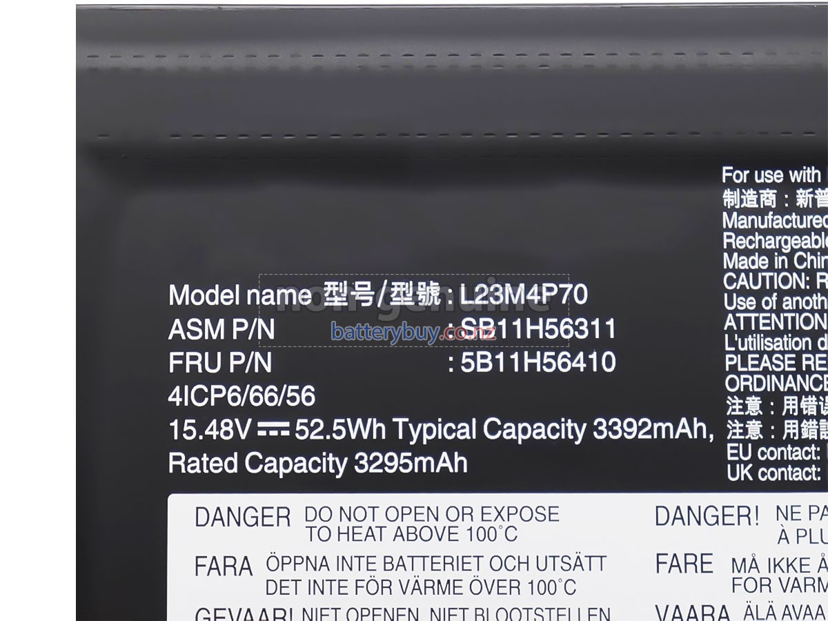 replacement Lenovo ThinkPad T16 GEN 3-21MN006KIX battery