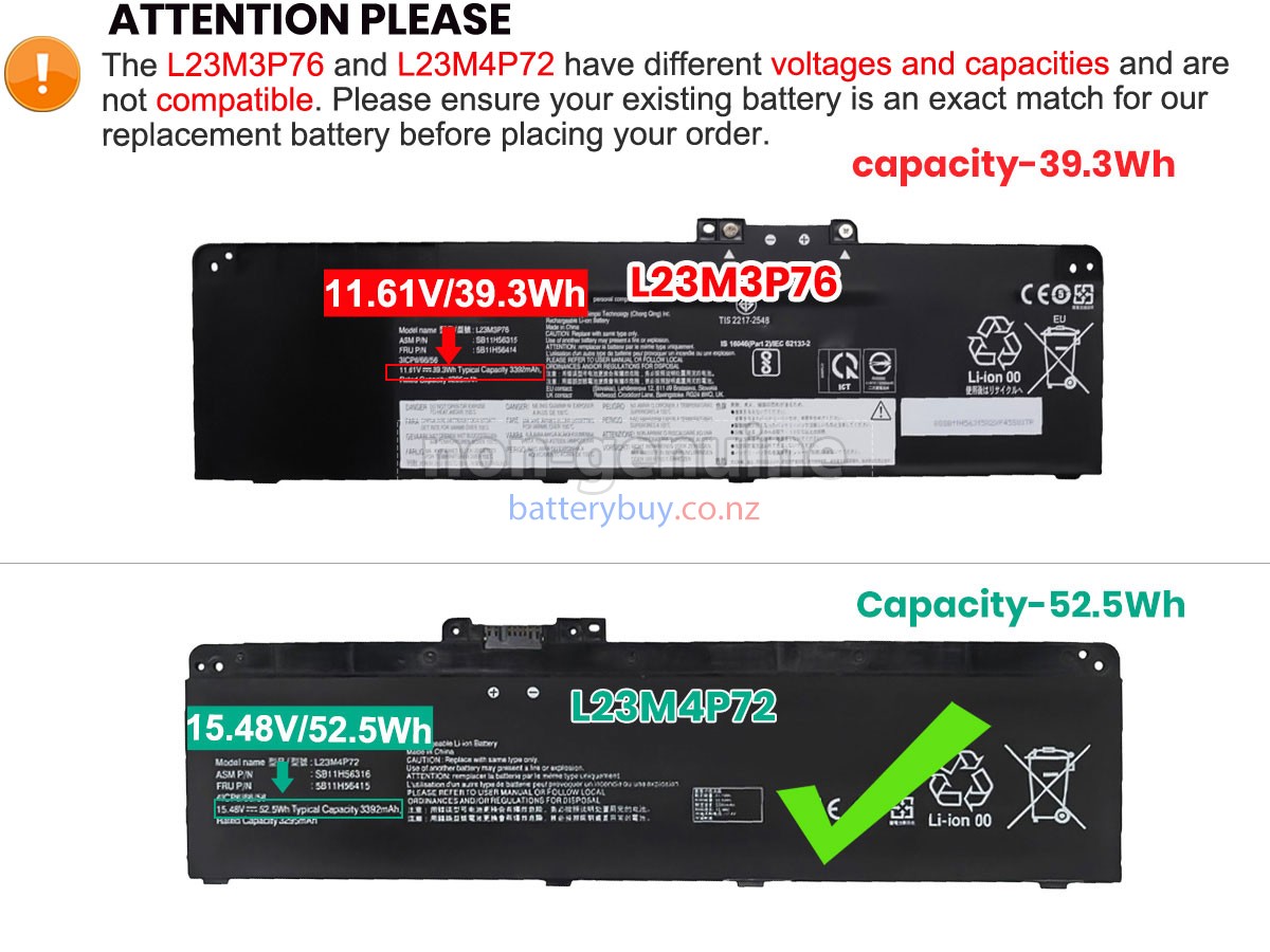 replacement Lenovo ThinkPad T14 GEN 5-21ML0065RI battery