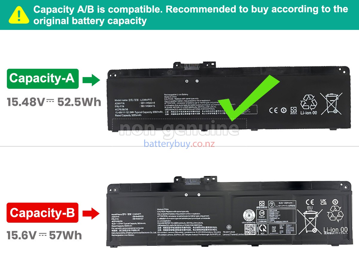 replacement Lenovo ThinkPad T14 GEN 6-21QJ006NHH battery