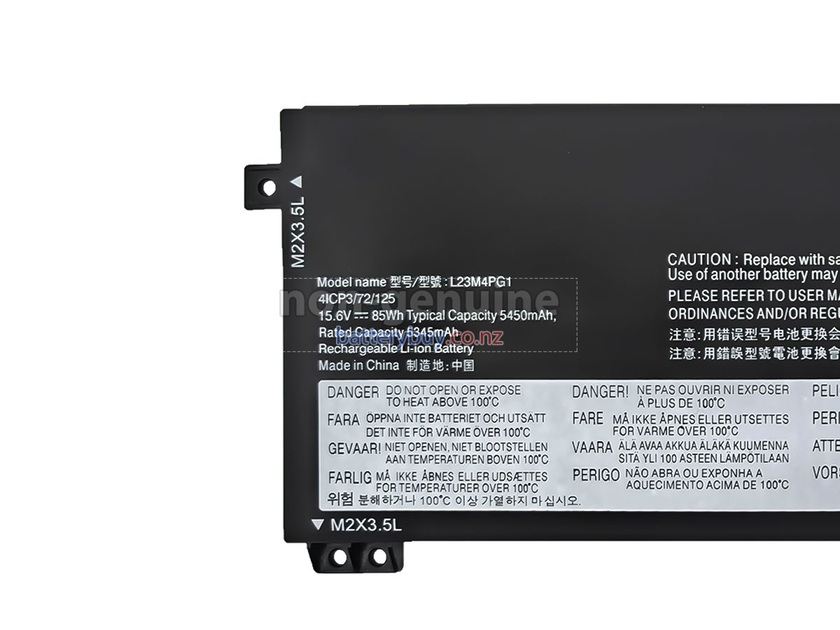 replacement Lenovo L23L4PG1 battery