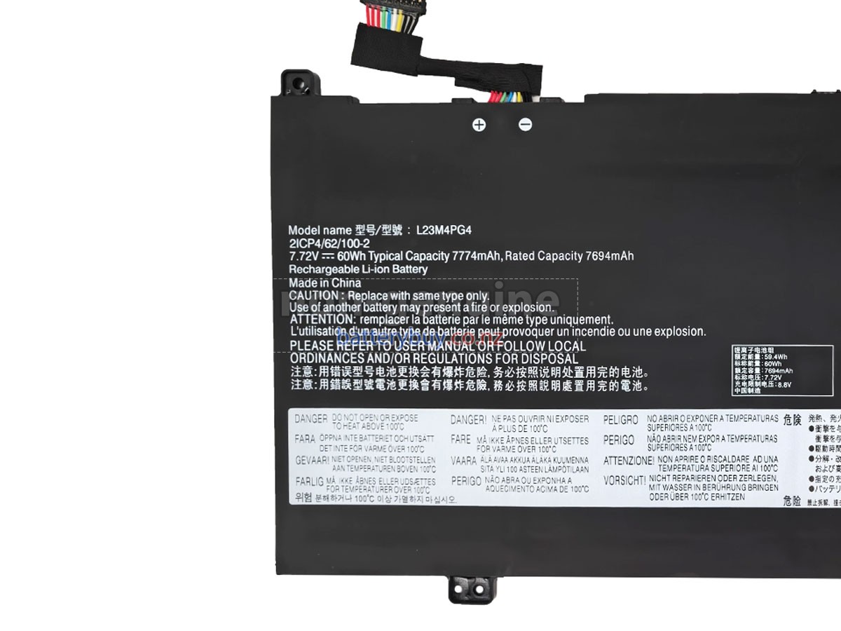 replacement Lenovo L23L4PG4 battery