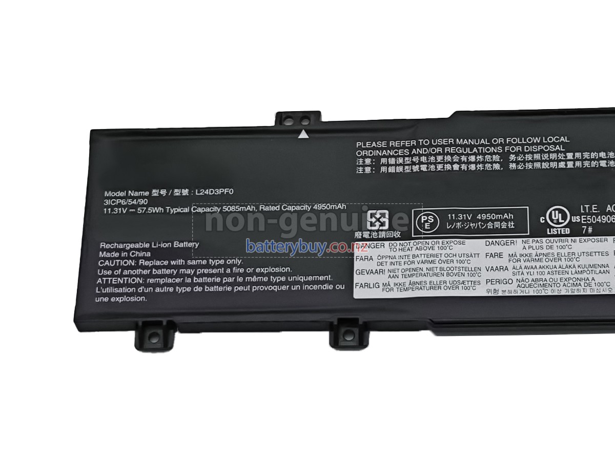 replacement Lenovo L24D3PF0 battery