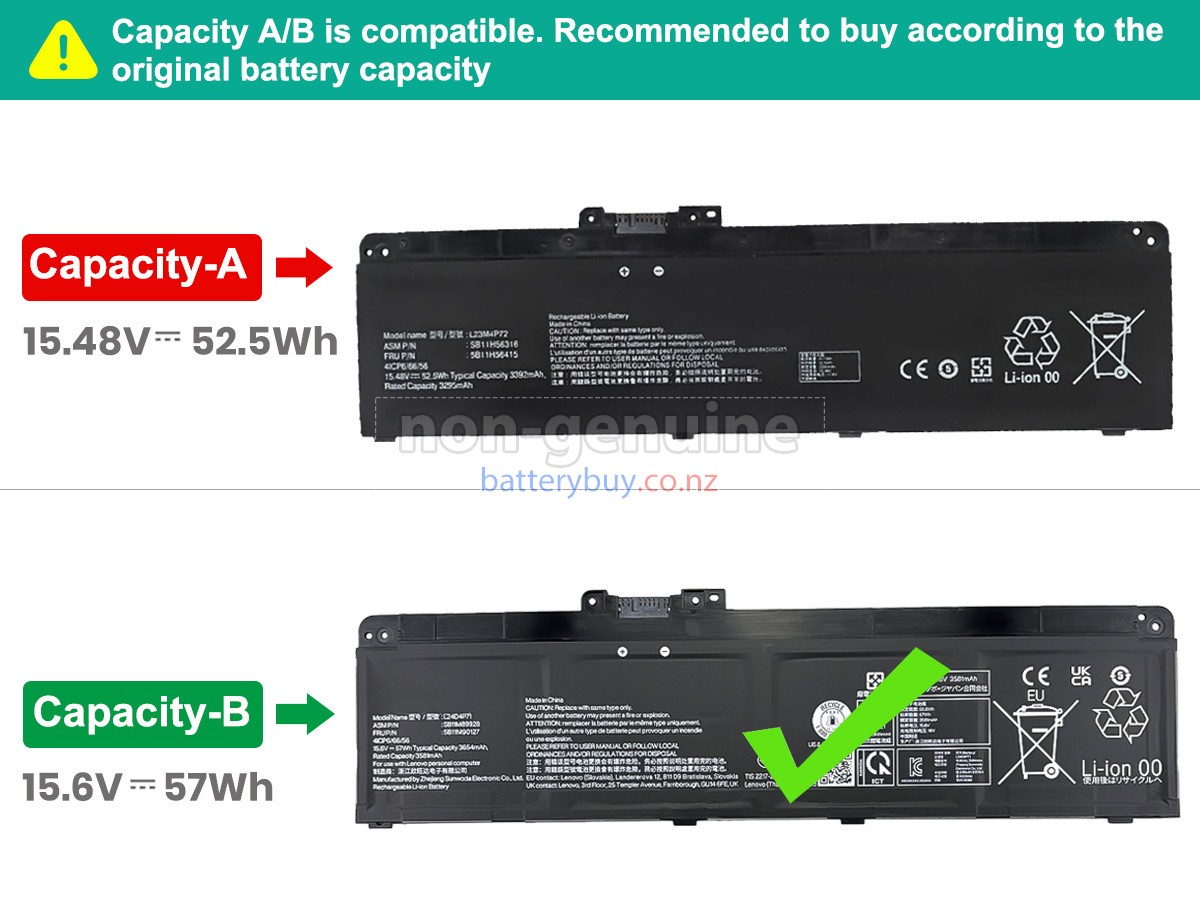 replacement Lenovo ThinkPad T14 GEN 6-21QJ006NHH battery