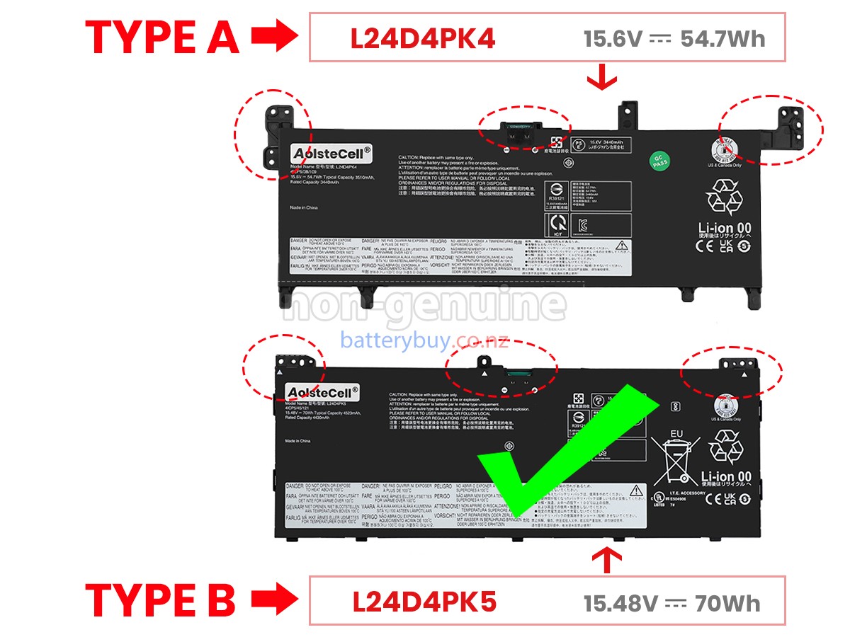 replacement Lenovo IdeaPad SLIM 5 15ARP10-83J3005HHH battery