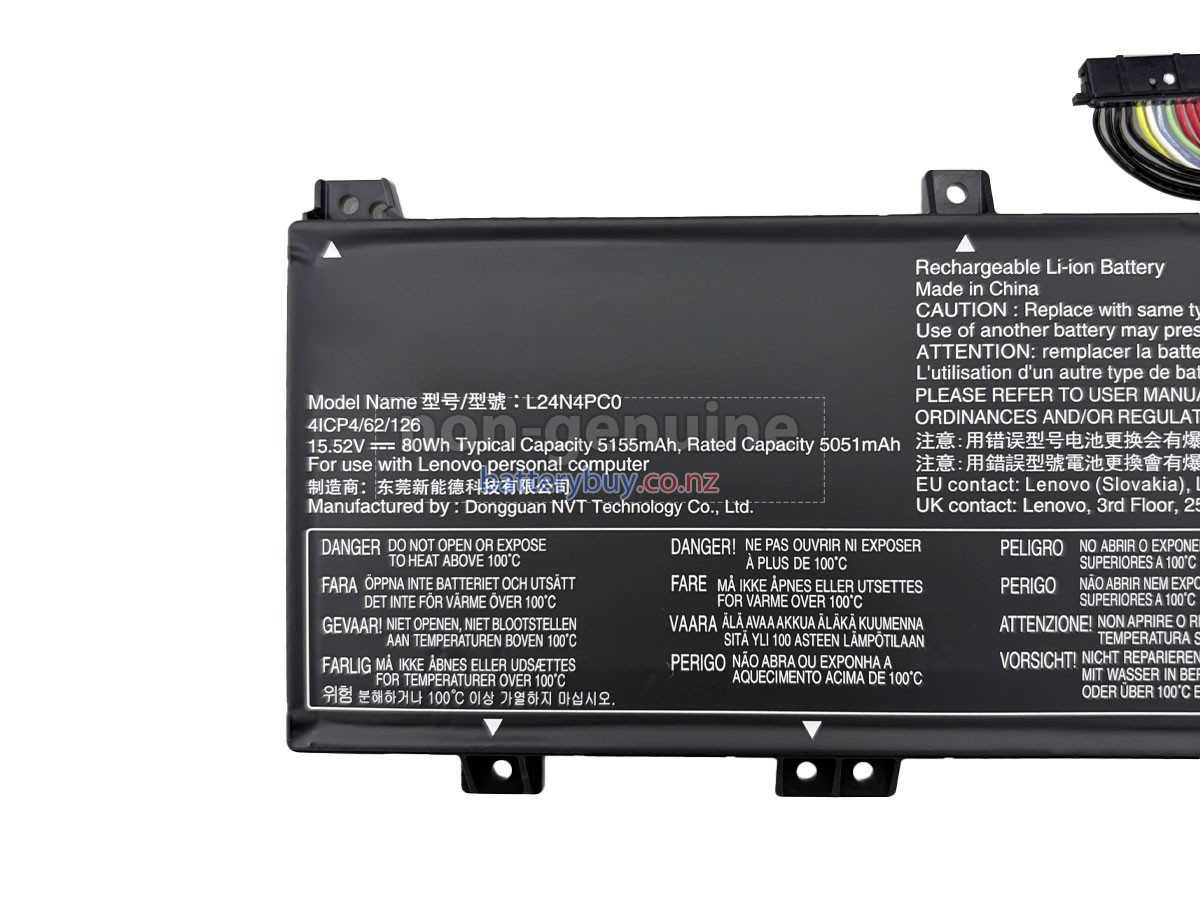 replacement Lenovo L24B4PC0 battery