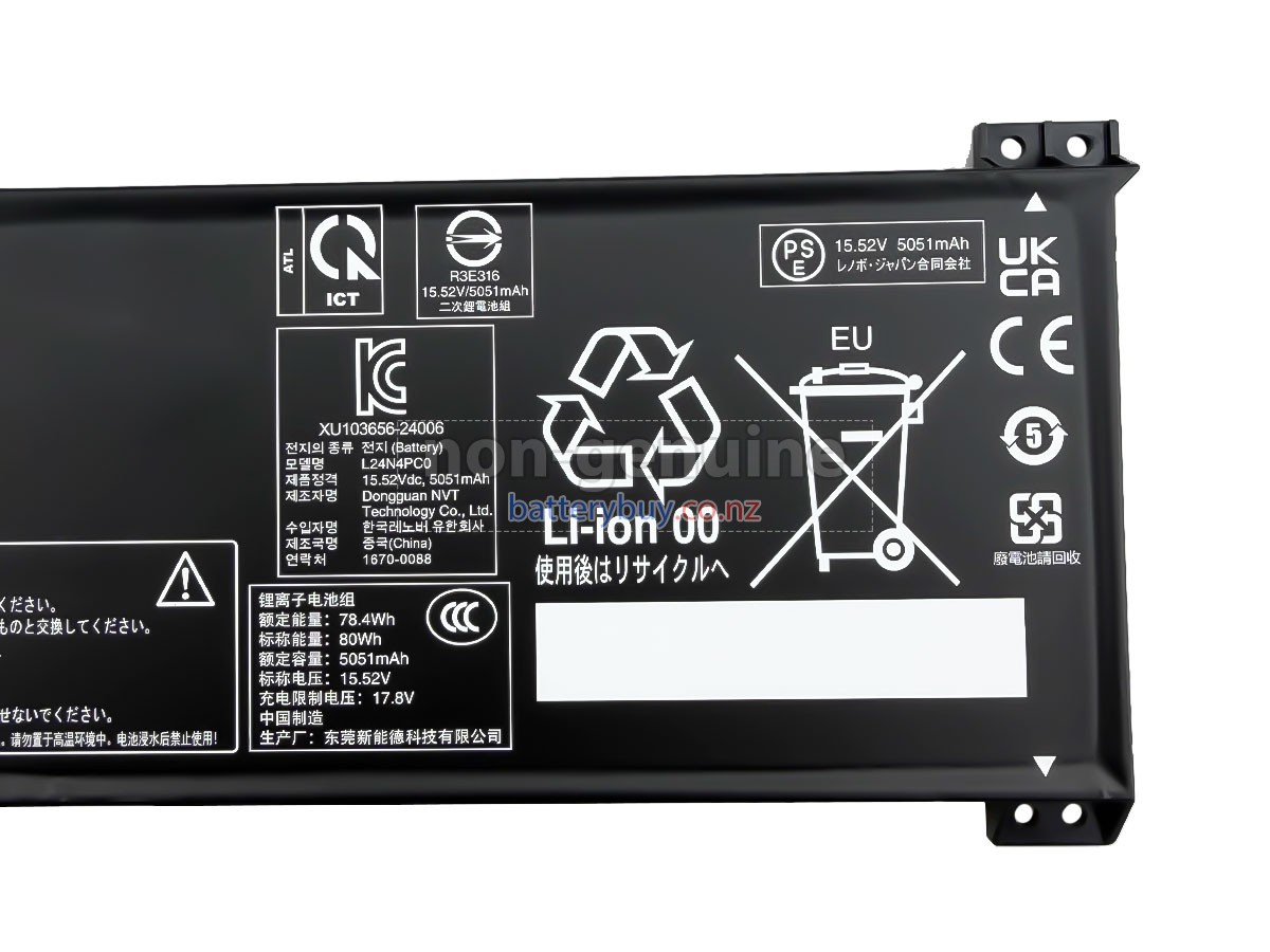 replacement Lenovo L24B4PC0 battery
