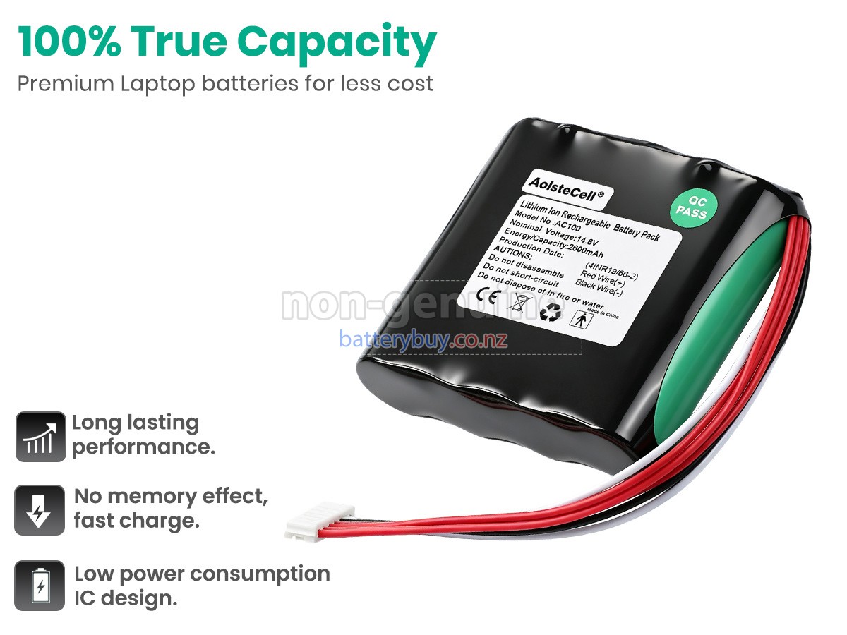 replacement Lighthouse ACTIVECOUNT 100 battery