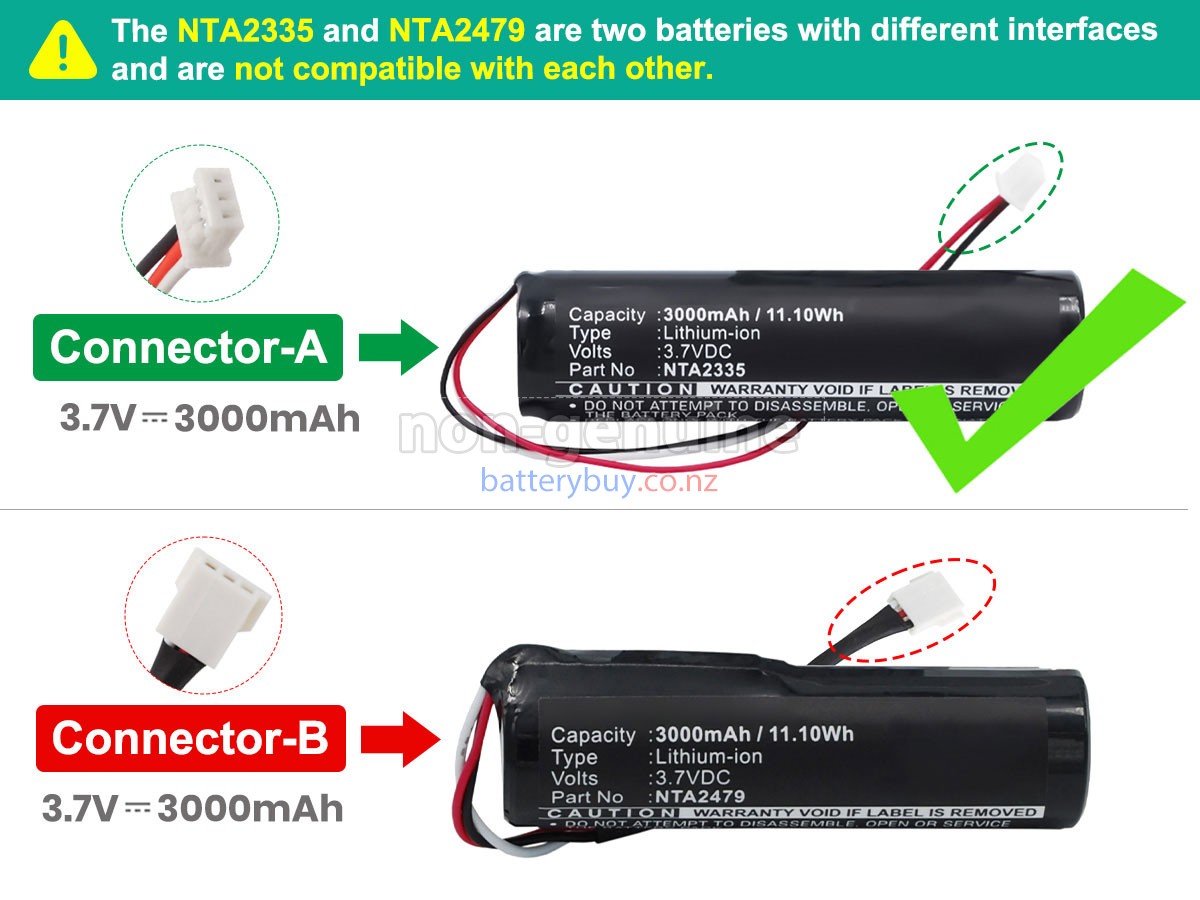 replacement Logitech MM50 battery