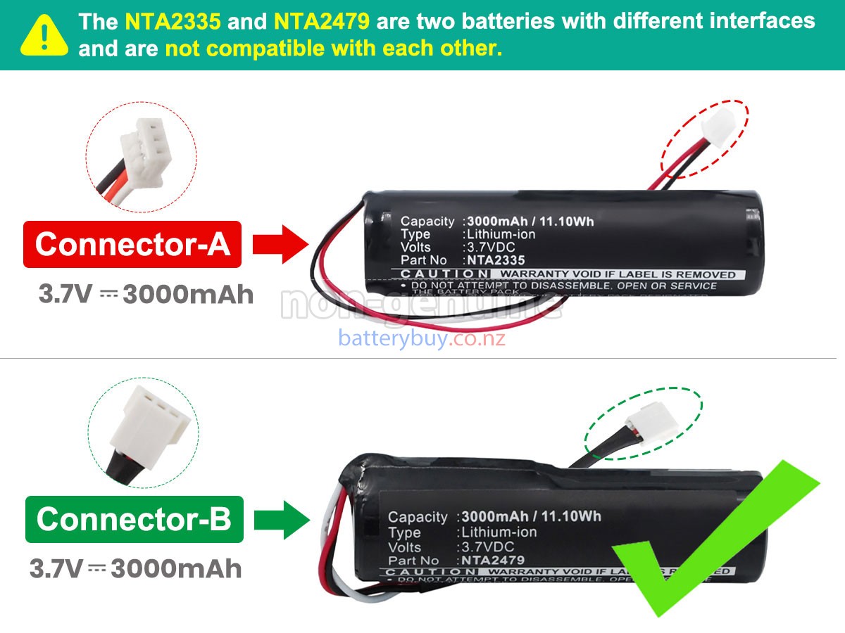 replacement Logitech MM50 battery