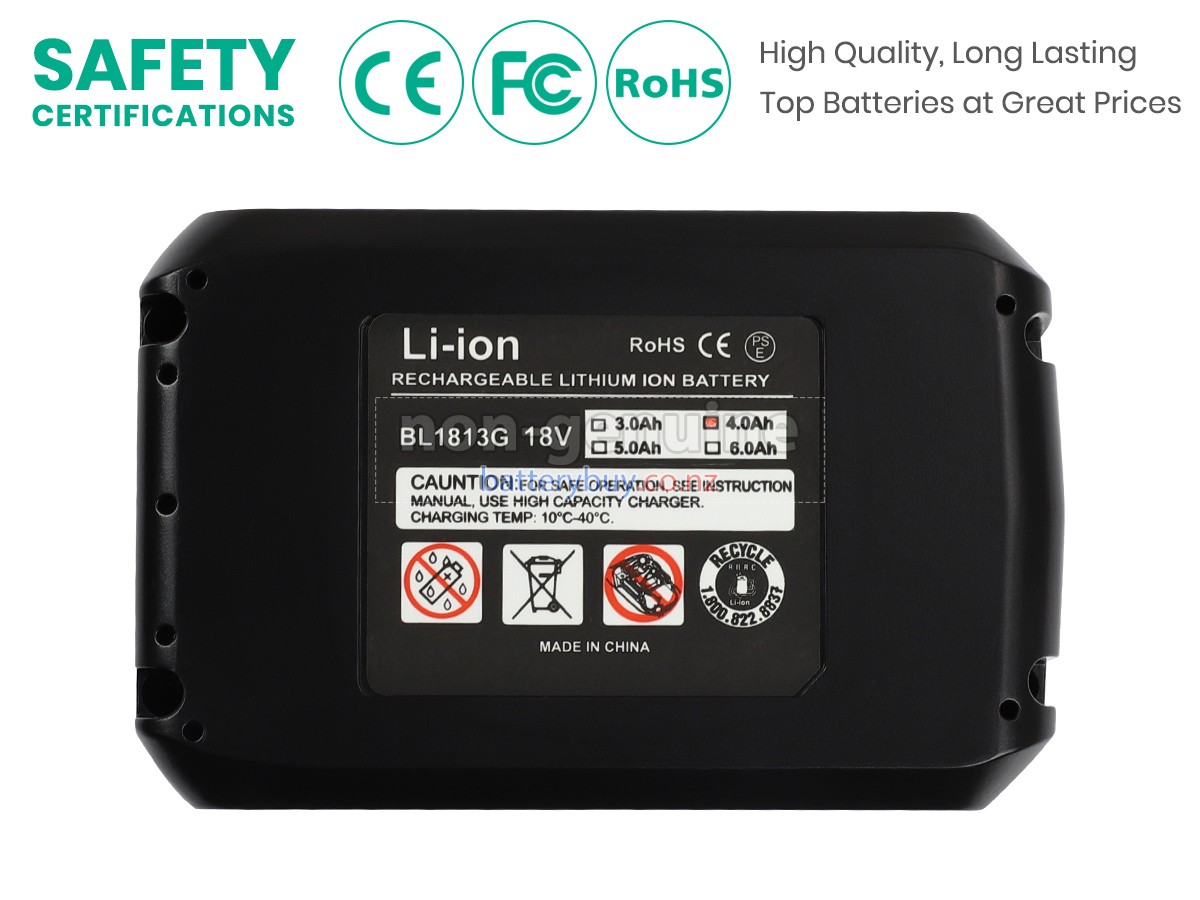 replacement Makita UM167DWX battery