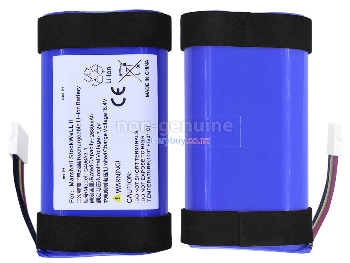 replacement Marshall STOCKWELL 2 C406A3-1 battery