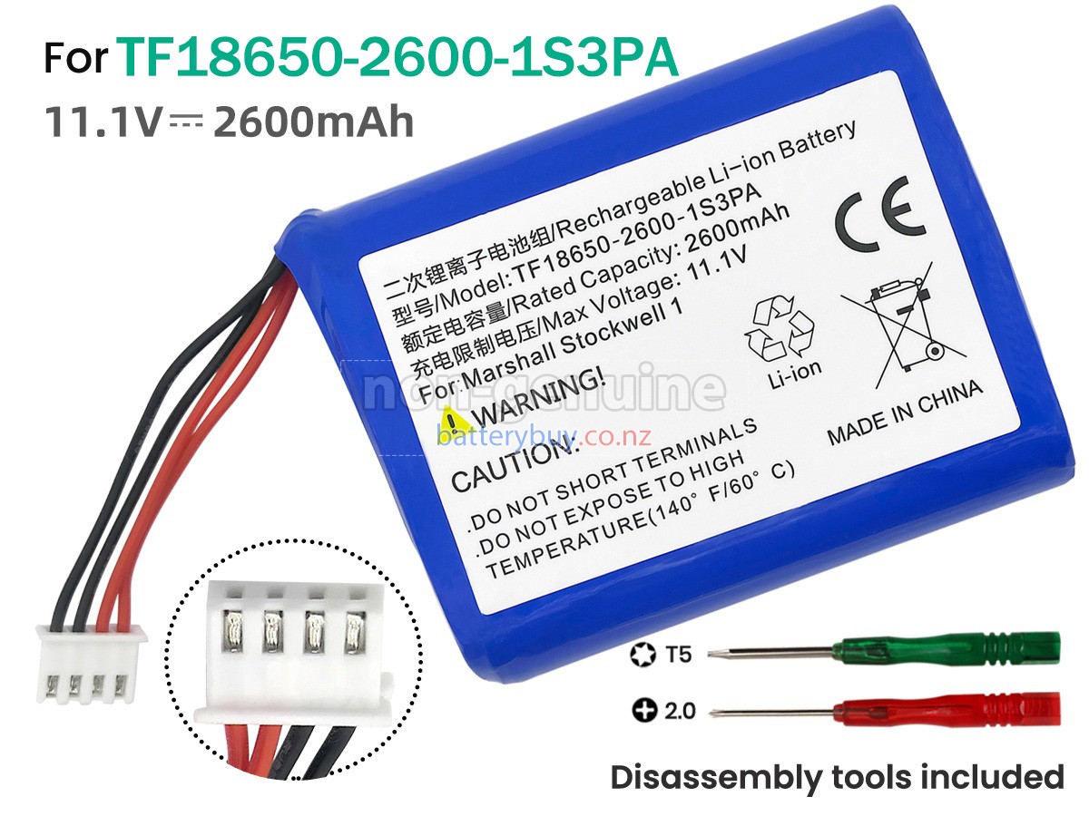 replacement Marshall STOCKWELL 1093969 battery