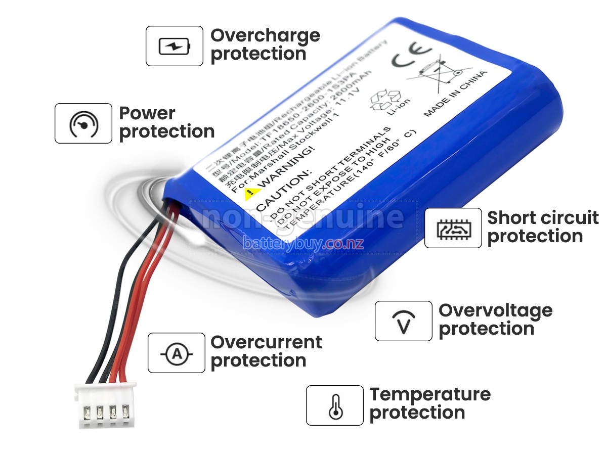 replacement Marshall STOCKWELL 1093969 battery