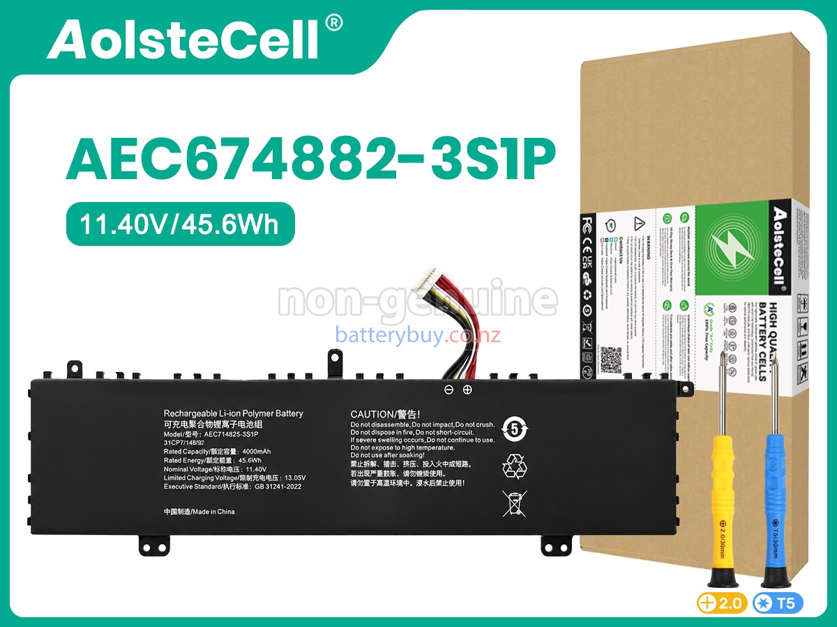 replacement Mechrevo AEC674882-3S1P battery