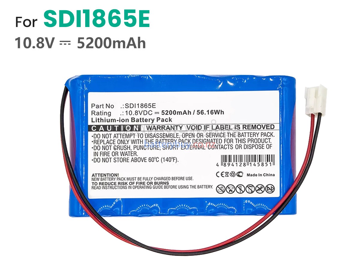replacement Mekics SDI1865E battery