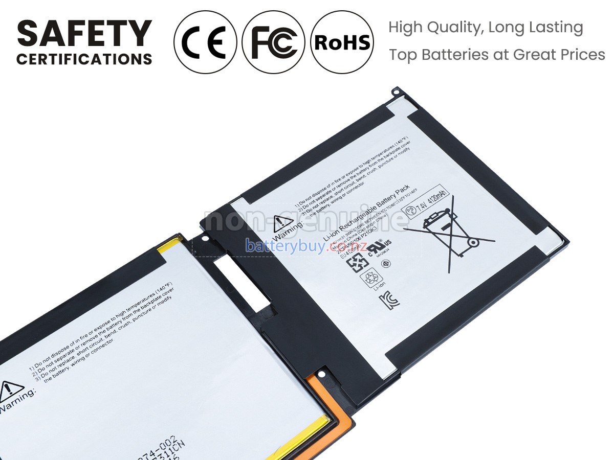 replacement Microsoft Surface RT 9HR-00005 battery