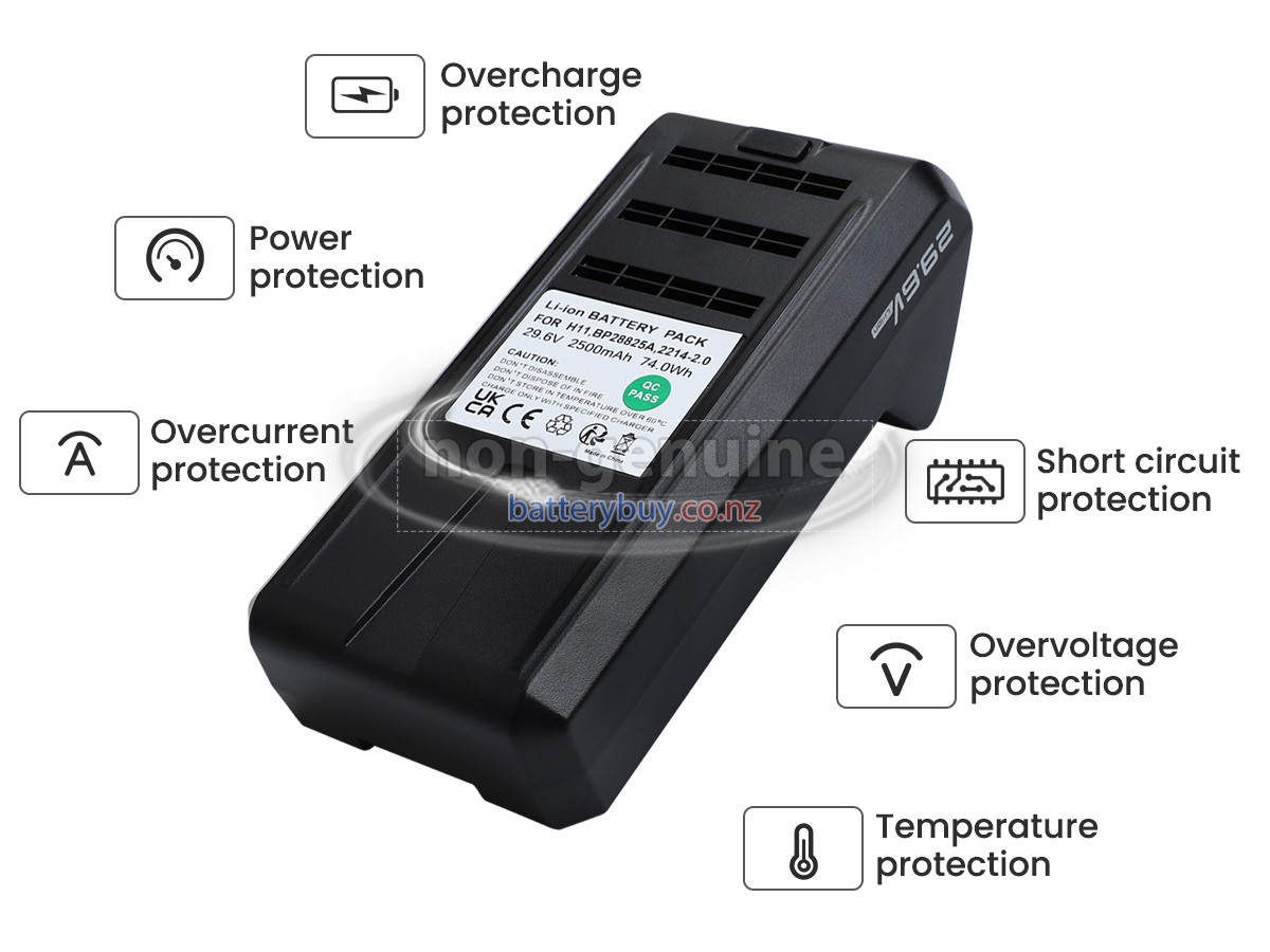 replacement Midea EUREKA H11 HANDHELD CORDLESS VACUUM CLEANER battery