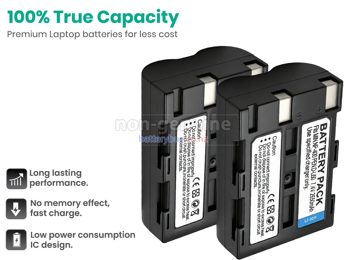 replacement Minolta DIMAGE A2 battery