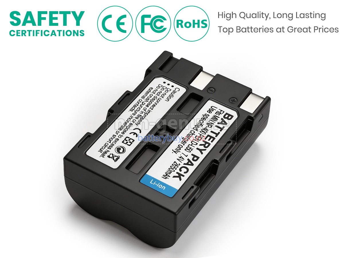 replacement Minolta DIMAGE A2 battery