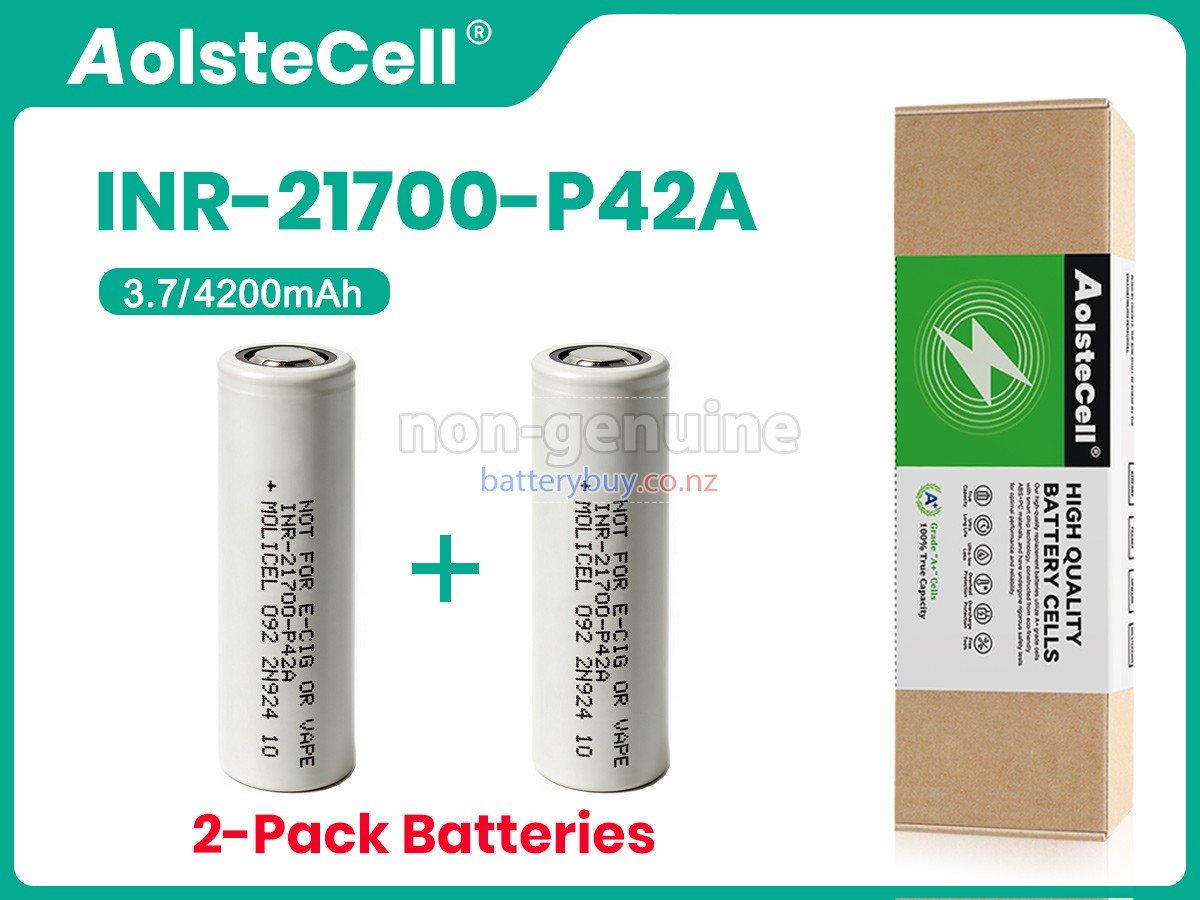 replacement Molicel INR-21700-P42A battery