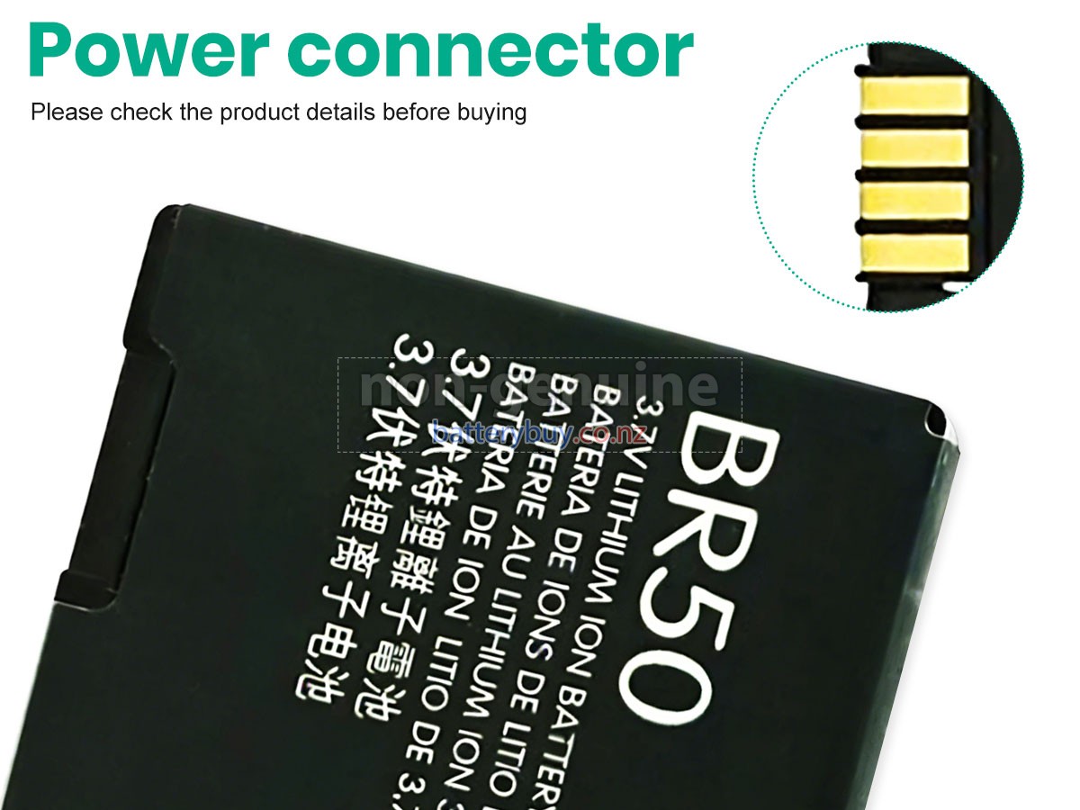 replacement Motorola BR50 battery