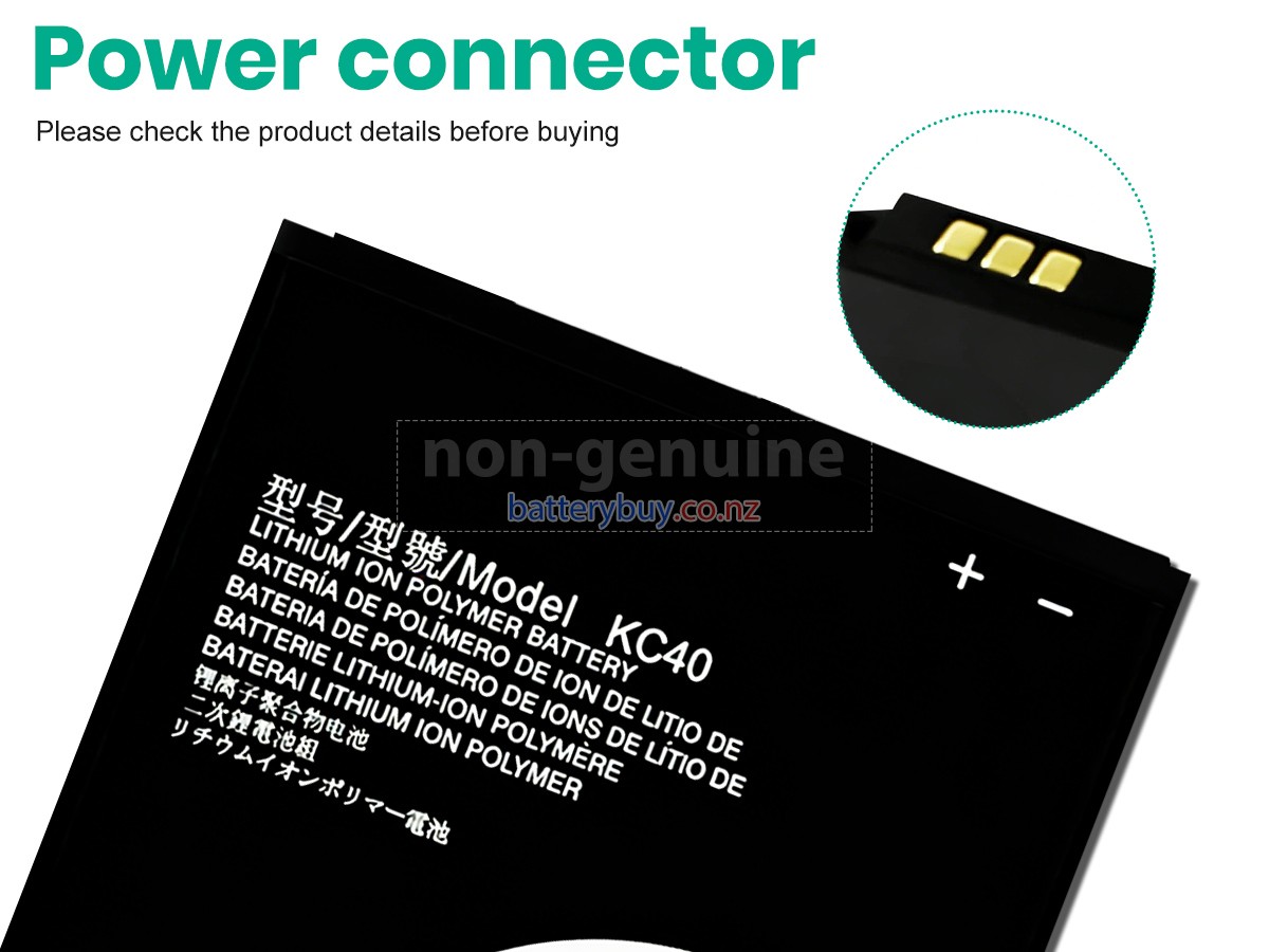 replacement Motorola KC40 battery