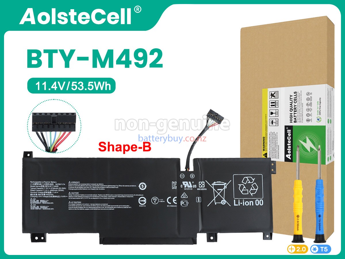 replacement MSI PRESTIGE 14 A12UC-015BE battery