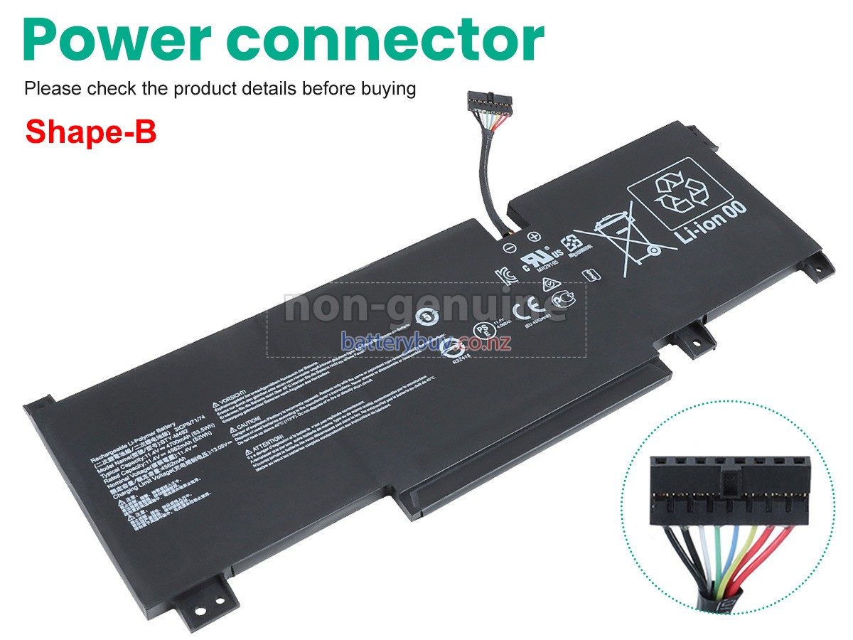 replacement MSI PRESTIGE 14 A12UC-015BE battery