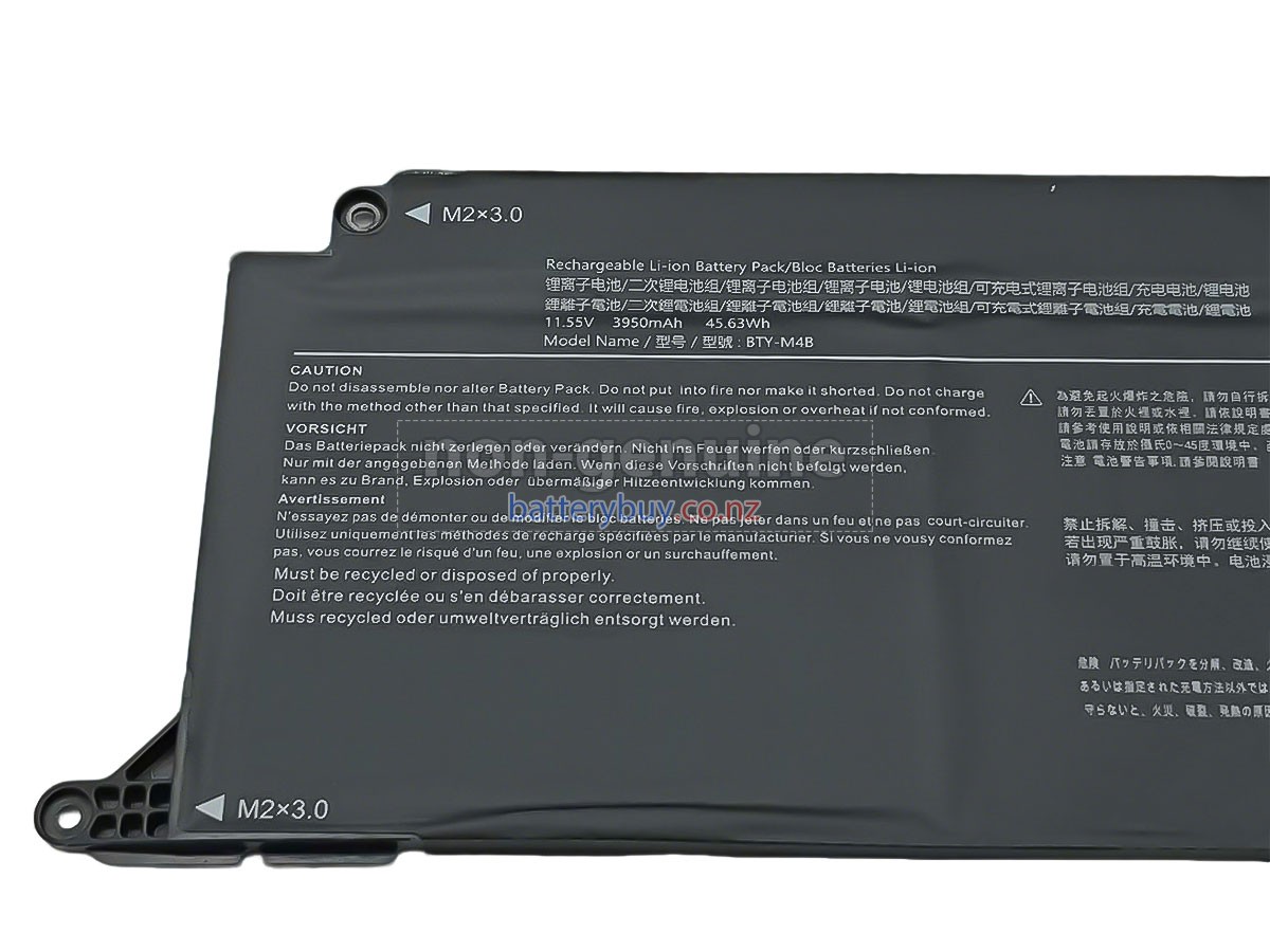 replacement MSI BTY-M4B battery
