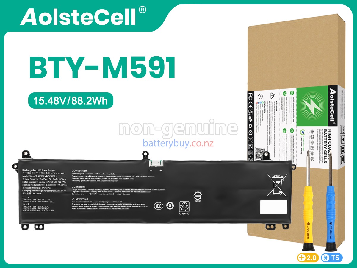 replacement MSI BTY-M591 battery